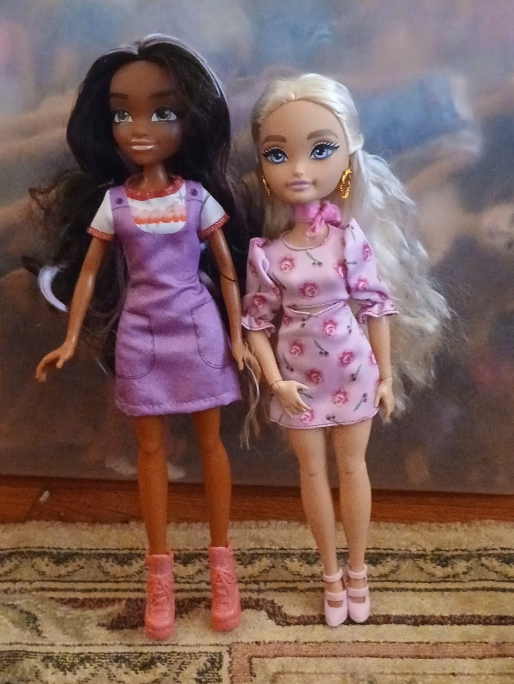 Barbie TWEENSFashion Doll Set - Purple and Pink Dresses